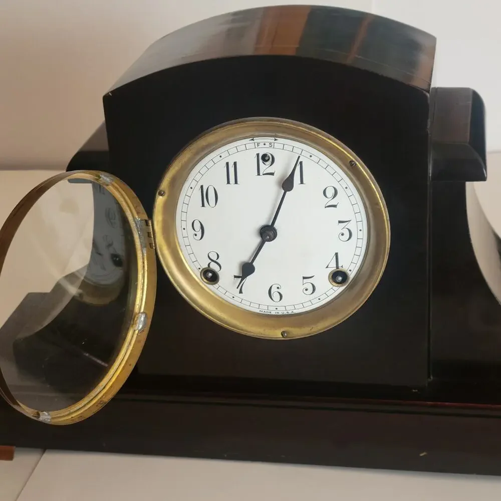 Antique Vintage Sessions 8 Day Time and Strike Mantle Clock